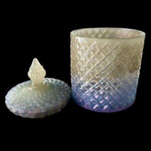Resin glow in the dark jar with lid