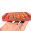 Vibrant Rainbow Tie Dye Resin Soap Dish - Handmade Bathroom Decor