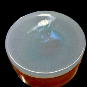 Glow in the dark Resin jar with lid